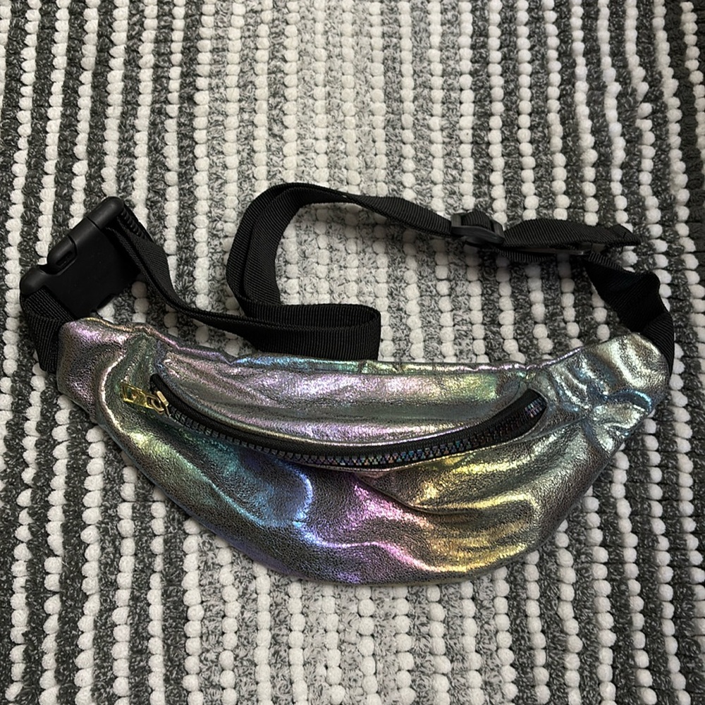 Multi-colored Holographic Fanny Pack